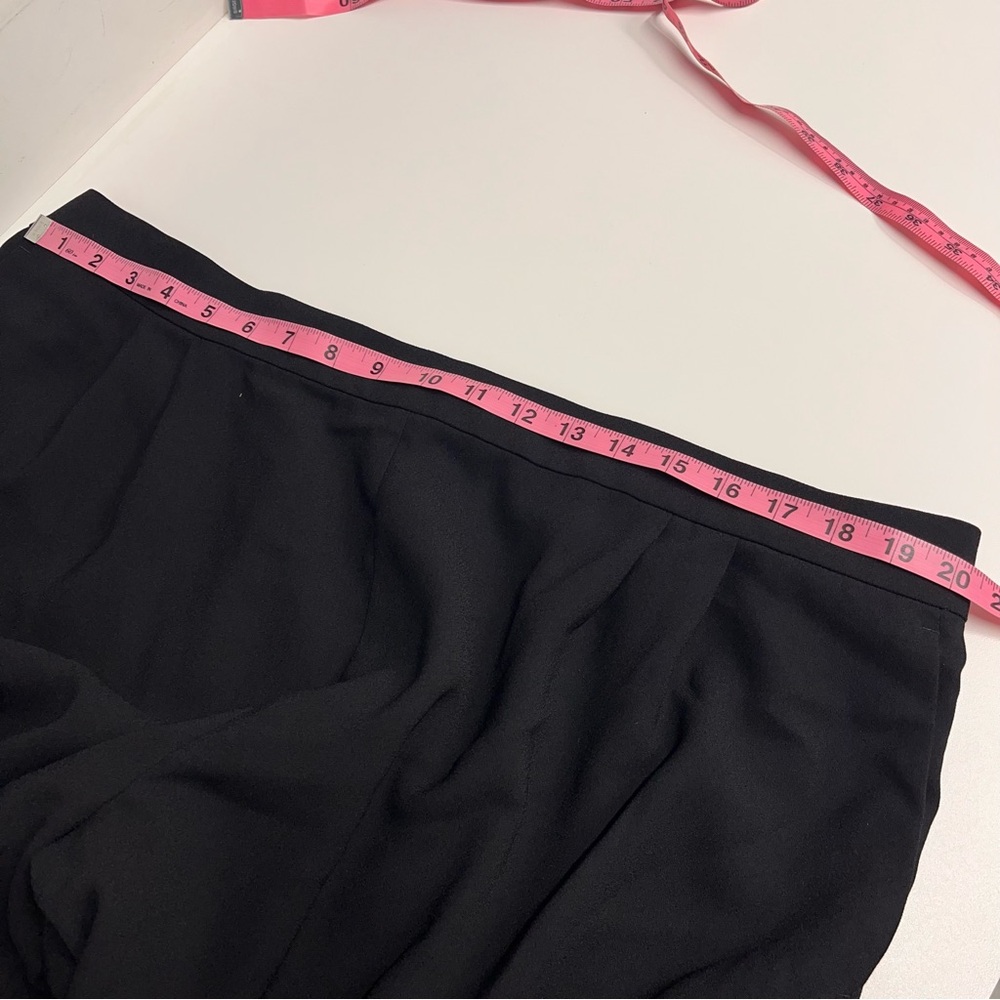 Imperfect J. Crew 365 Black Elastic Waist Pants pocket shirt classic black pants - Picture 4 of 14
